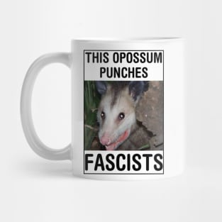 This opossum punches fascists Mug